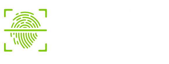 Como renovar certificado digital online?